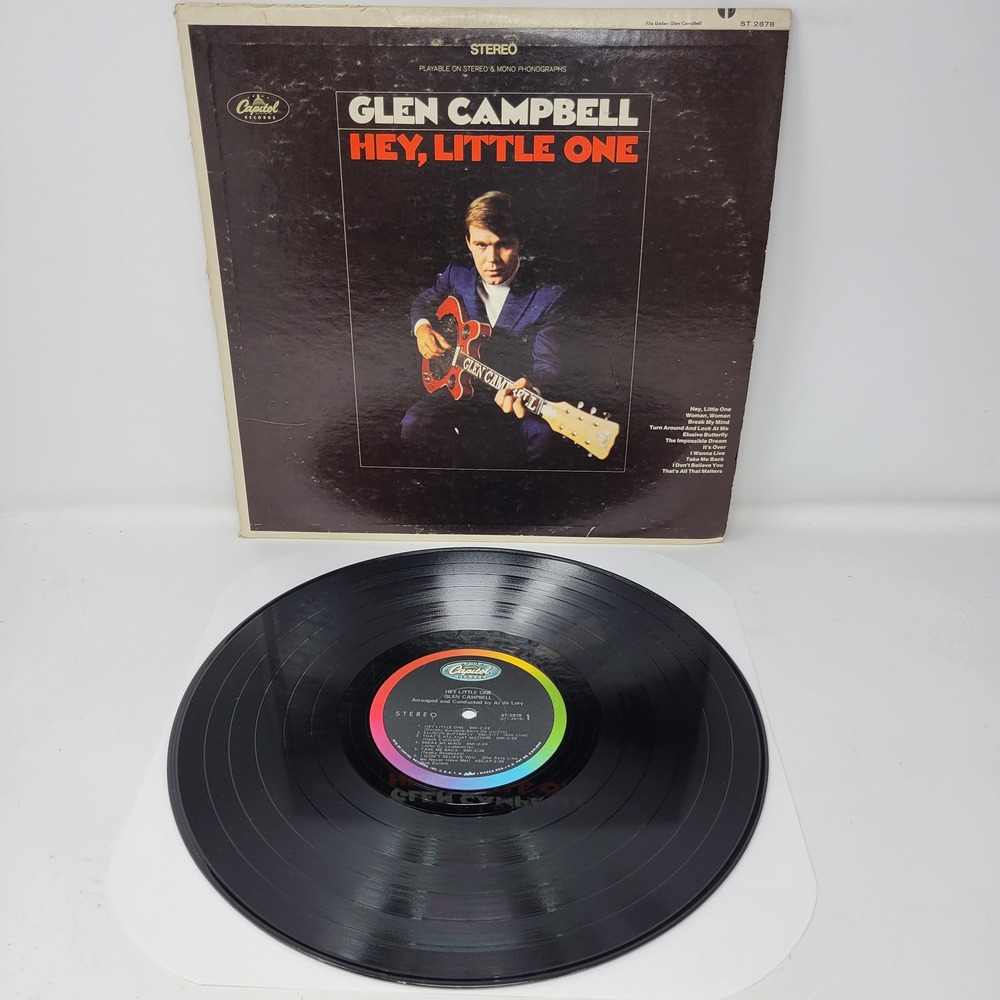 Glen Campbell Hey Little One Capitol Records ST 2878 Vinyl Record LP Album